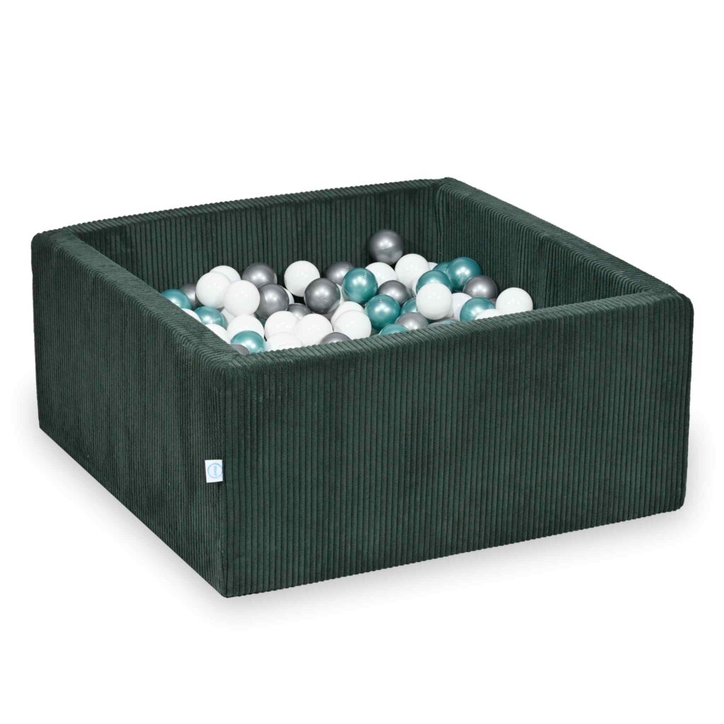 Velvet Green Kamuoliukų Baseinas 90x90x40cm