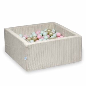 Velvet Smėlinis Kamuoliukų Baseinas 90x90x40cm