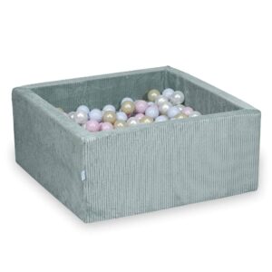 Velvet Šviesiai Mėtinė Kamuoliukų Baseinas 90x90x40cm