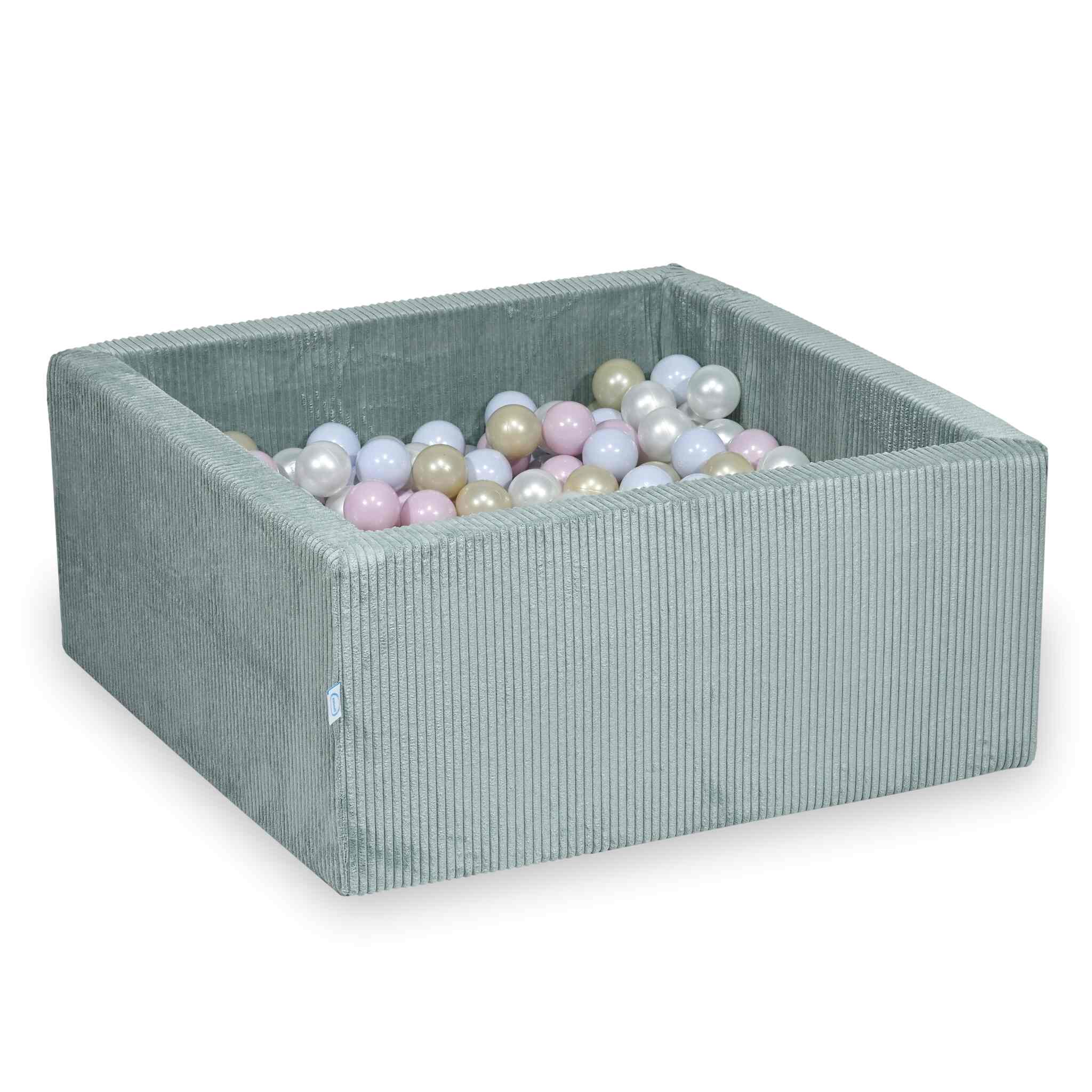 Velvet Šviesiai Mėtinė Kamuoliukų Baseinas 90x90x40cm