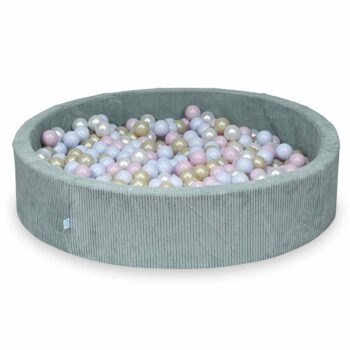 Velvet Šviesiai Mėtinis Kamuoliukų Baseinas 130x30-40