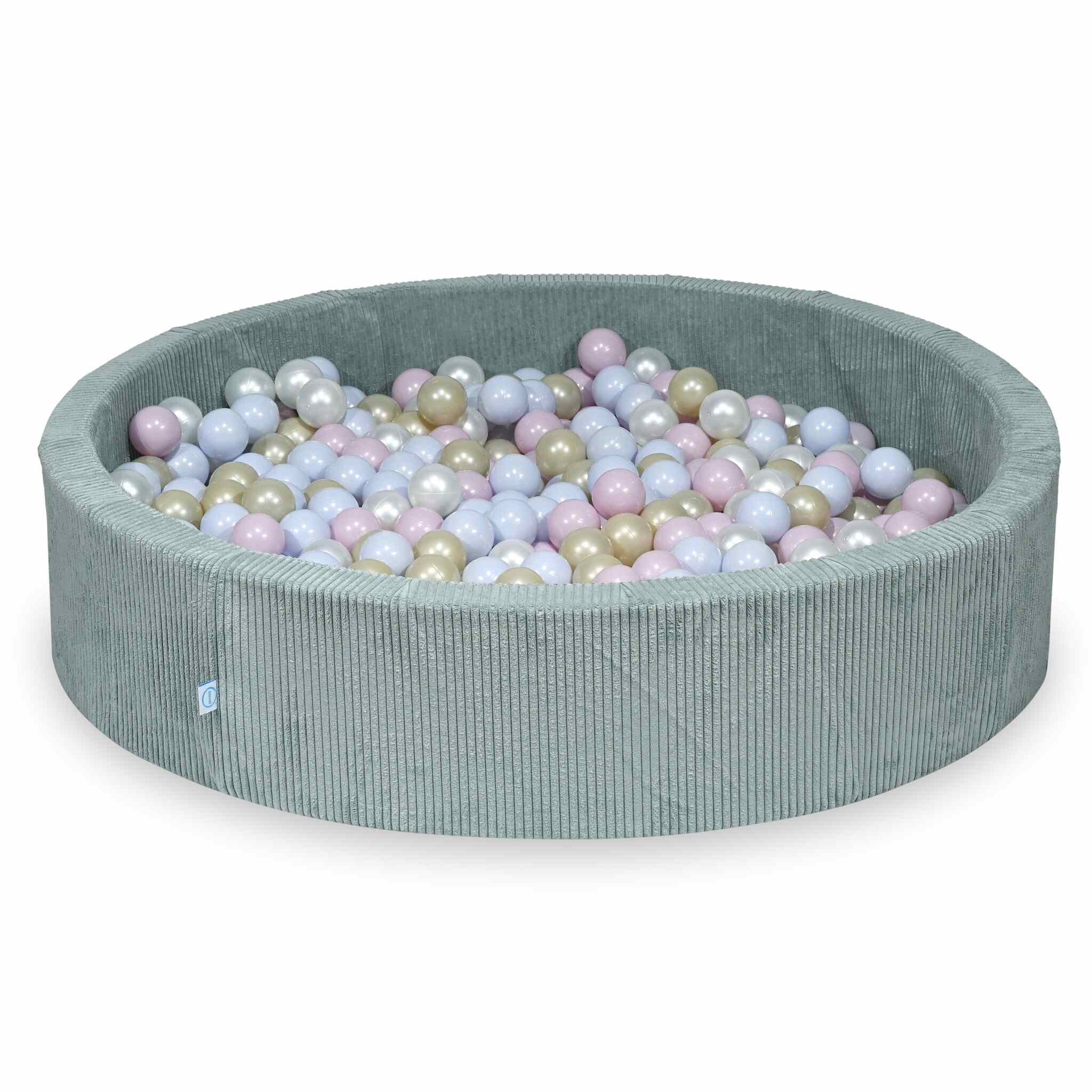 Velvet Šviesiai Mėtinis Kamuoliukų Baseinas 130x30-40