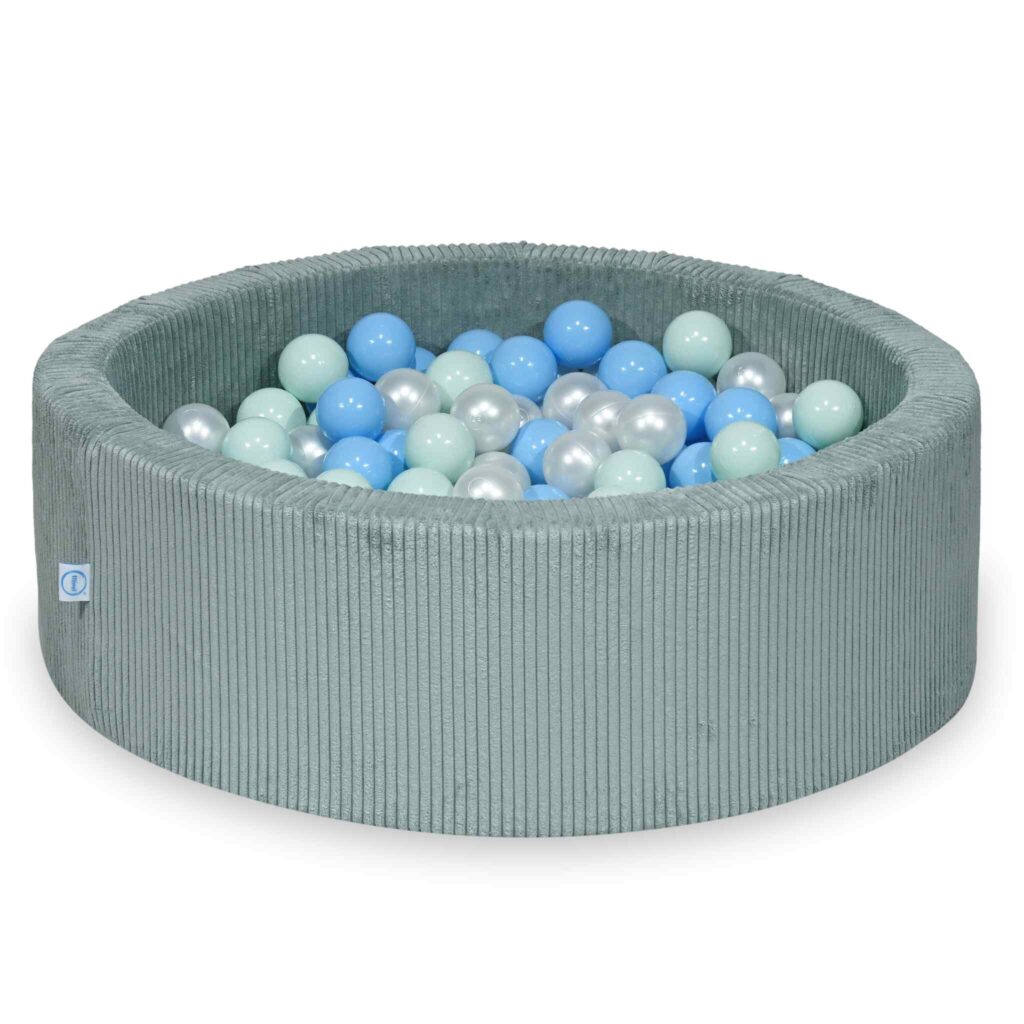 Velvet Šviesiai Mėtinis Kamuoliukų Baseinas 90x30-40