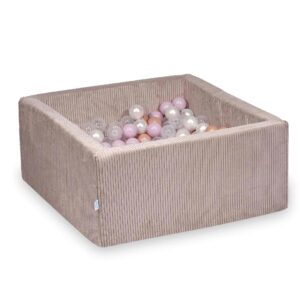Velvet Šviesiai Rožinė Kamuoliukų Baseinas 90x90x40cm