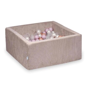 Velvet Šviesiai Rožinė Kamuoliukų Baseinas 90x90x40cm