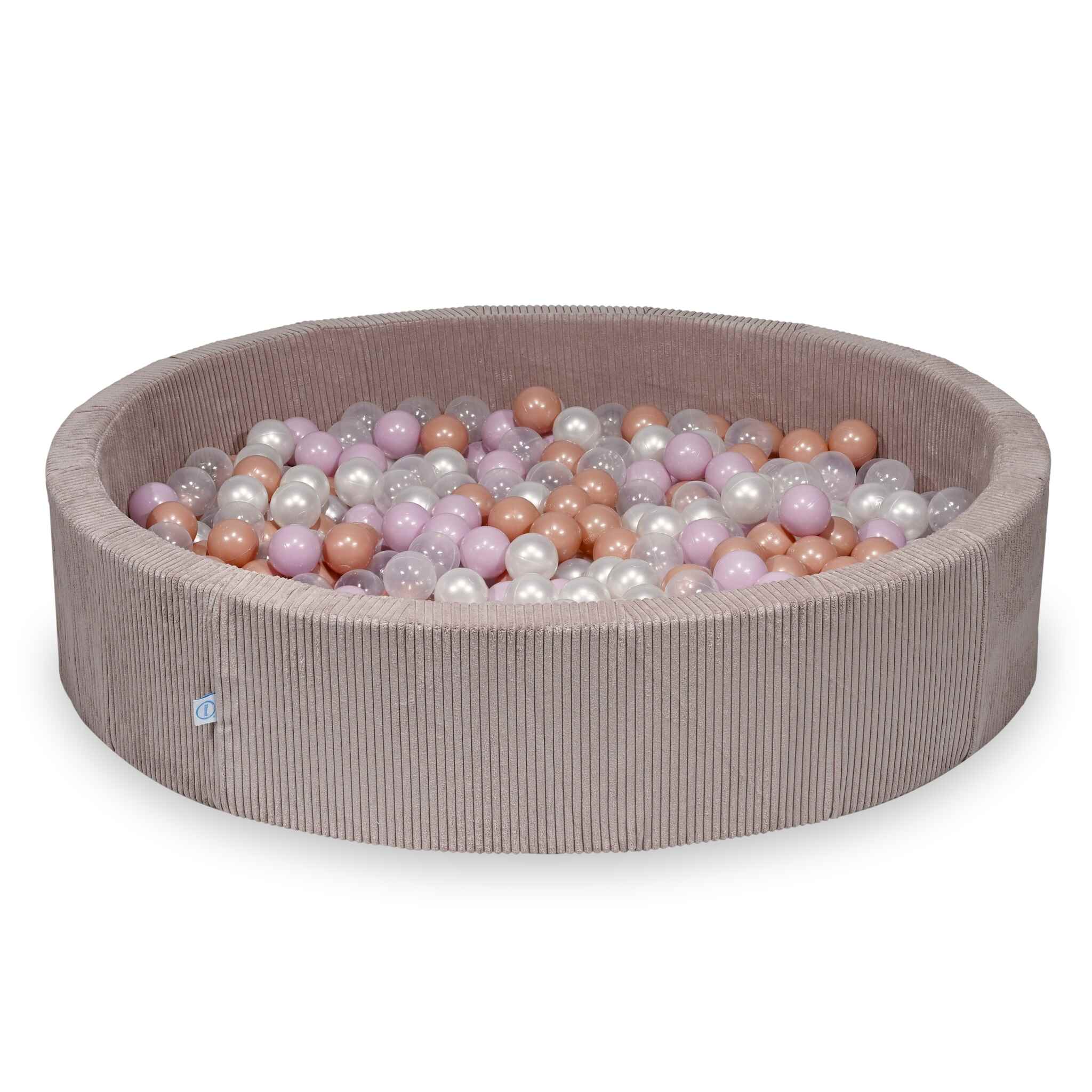 Velvet Šviesiai Rožinis Kamuoliukų Baseinas 130x30-40cm