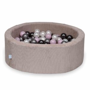 Velvet Šviesiai Rožinis Kamuoliukų Baseinas 90x30-40